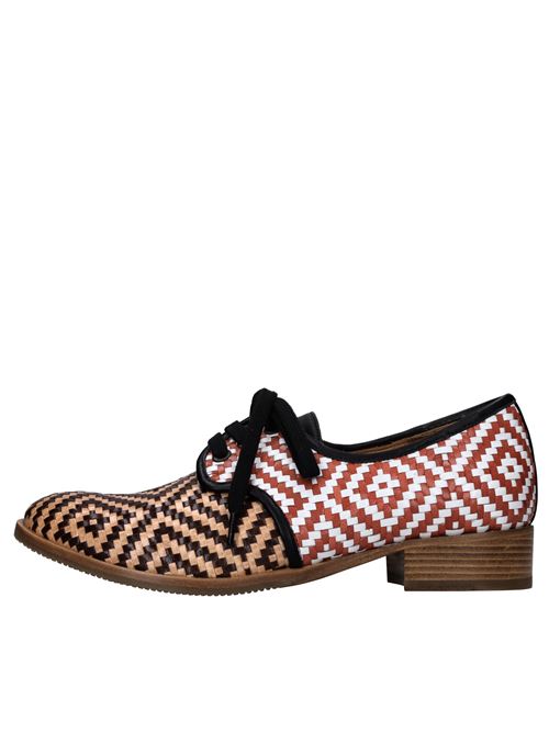 Stringate in pelle CHIE MIHARA | DAL SACOMARRON-ROSSO-BIANCO-NNERO